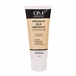 Несмываемая сыворотка для волос с протеинами шелка CP-1 Premium Silk Ampoule 150 мл - Esthetic House 