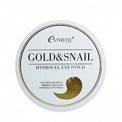 Гидрогелевые патчи для глаз Gold And Snail Hygrogel Eyepatch - Esthetic House