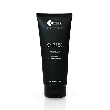  Цветной гель-стайлинг для тонких волос KMax Черный 