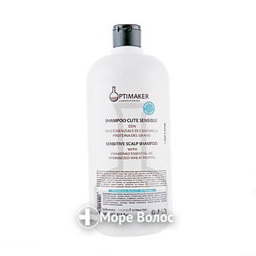 Большой шампунь для чувствительной кожи Shampoo Cute Sensibile - Optima (Optimaker) 1000 мл.