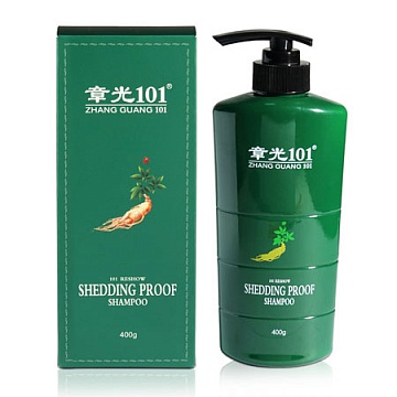 Укрепляющий шампунь - бальзам Zhangguang 101 Hair shedding proof shampoo 400 г