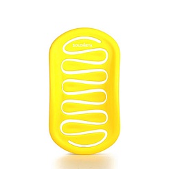Арома-расческа для сухих и влажных волос с ароматом Лимона мини Aroma Brush for Wet&Dry hair Lemon MINI - Solomeya
