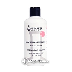 Шампунь для придания объёма волосам Shampoo Capelli Fini - Optima (Optimaker). 