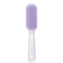 Расческа для чувствительной кожи головы в футляре Лиловая Hair Brush for sensitive scalp Lilac - Solomeya