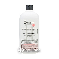 Большой шампунь для придания объёма волосам Shampoo Capelli Fini - Optima (Optimaker) 1000 мл.