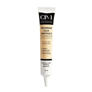 Несмываемая сыворотка для волос с протеинами шелка CP-1 Premium Silk Ampoule 20 мл - Esthetic House 