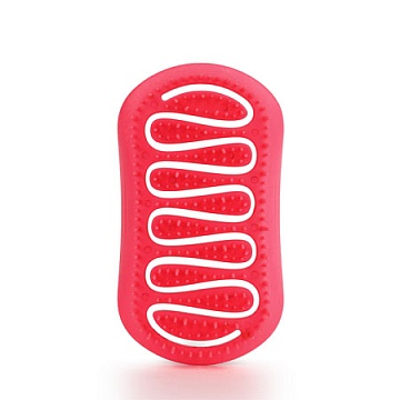  Арома-расческа для сухих и влажных волос с ароматом клубники мини Aroma Brush for Wet&Dry hair Strawberry MINI - Solomeya