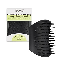 Щетка для массажа головы The Scalp Exfoliator and Massager Onyx Black - Tangle Teezer