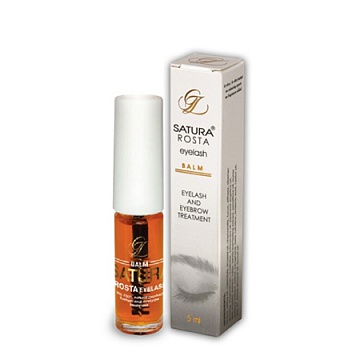 Натуральный бальзам SATURA® ROSTA EYELASH BALM Сатура Роста для ресниц и бровей