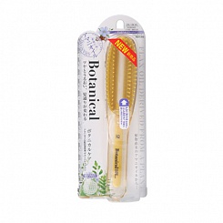Расческа-массажер с силиконовым стержнем с маслом льна Botanical amani oil - Ikemoto