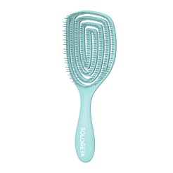 Расческа для сухих и влажных волос с ароматом жасмина Wet Detangler Brush OVAL Jasmine - Solomeya 