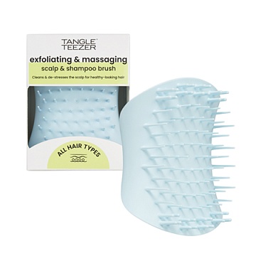 Щетка для массажа головы The Scalp Exfoliator and Massager Seafoam Blue - Tangle Teezer