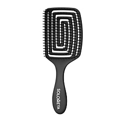       c   Wet Detangler Brush PADDLE Grape - Solomeya